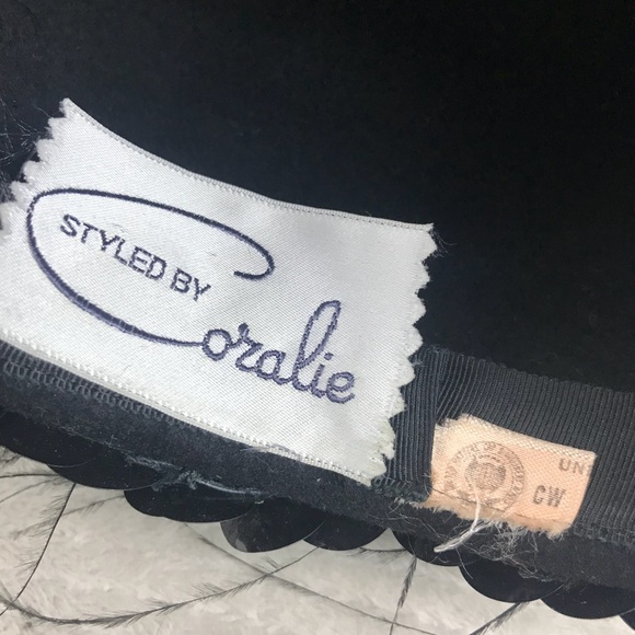 Styled by Coralie Vintage Womens Feather Hat - Picture 6 of 8